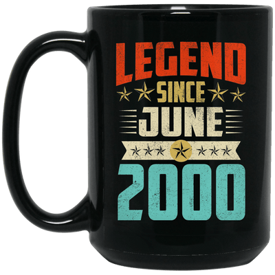 Legend Born June 2000 Coffee Mug 19th Birthday Gifts