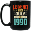 Legend Born July 1990 Coffee Mug 29th Birthday Gifts