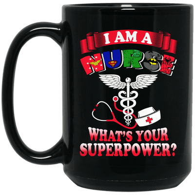 BigProStore Nurse Mug I'm A Nurse Coffee Cup Cool Nurses Nursing Students Gifts BM15OZ 15 oz. Black Mug / Black / One Size Coffee Mug