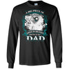 BigProStore Remembering Dad On His Death Anniversary Gift Missing Daddy T-Shirt G240 Gildan LS Ultra Cotton T-Shirt / Black / S T-shirt