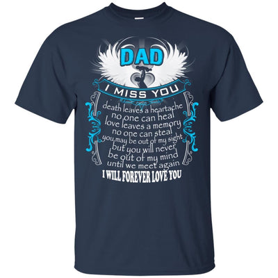 BigProStore I Miss My Dad In Heaven T-Shirt Happy Fathers Day To My Dad In Heaven G200 Gildan Ultra Cotton T-Shirt / Navy / S T-shirt