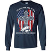 Police T-Shirt Stand For The Flag Kneel For The Cross Us Flag Cop Tee