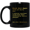 BigProStore Black Girl Magic Definition Coffee Mug African Cup For Melanin Women BM11OZ 11 oz. Black Mug / Black / One Size Coffee Mug