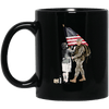 BigProStore Veteran Coffee Mug Veteran Mom Funny Mug Gift For Womens Veterans Day Gifts BM11OZ 11 oz. Black Mug / Black / One Size Coffee Mug