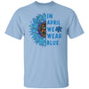 BigProStore Autism Awareness Shirt Sunflower Custom Autism Shirts Light Blue / S T-Shirts