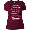 Funny Retired Nurse T-Shirt Quotes Design Cute Nursing Apparel Fashion