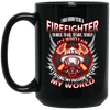 Firefighter Mug I Was Born To Be A Firefighter Coffee Cup Firemen Gift