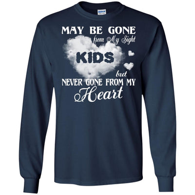 BigProStore My Kids Are My Angel T-Shirt Birthday In Heaven Father's Day Gift Idea G240 Gildan LS Ultra Cotton T-Shirt / Navy / S T-shirt