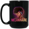 BigProStore Melaninaire Mug African American Coffee Cup For Pro Black Afro Girl BM15OZ 15 oz. Black Mug / Black / One Size Coffee Mug