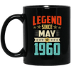 Legend Born May 1960 Coffee Mug 59th Birthday Gifts
