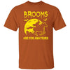 BigProStore Horse Lover Shirt Brooms Are For Amateurs Halloween Gift Idea Horse T-Shirt Texas Orange / S T-Shirts