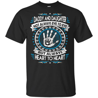 BigProStore Dad And Daughter Always Heart To Heart T-Shirt Father's Day Gift Idea G200 Gildan Ultra Cotton T-Shirt / Black / S T-shirt