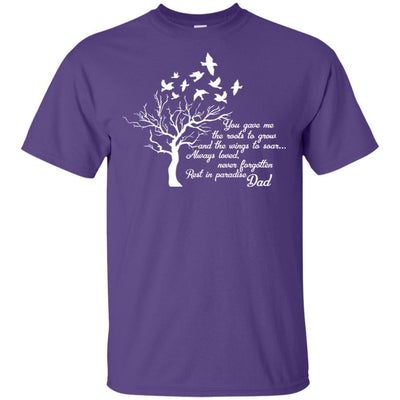 BigProStore I Miss My Dad Love Daddy T-Shirt Special Father Day Gift From Daughter G200 Gildan Ultra Cotton T-Shirt / Purple / S T-shirt