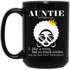 BigProStore Auntie Mug Black Girl Rock African Coffee Cup For Melanin Women Aunt BM15OZ 15 oz. Black Mug / Black / One Size Coffee Mug