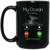 Mermaid Mug My Ocean Is Calling And I Must Go Coffee Cup