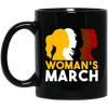 BigProStore Woman's March Black History Month Mug Melanin Women Afro Pride Cup Gift BM11OZ 11 oz. Black Mug / Black / One Size Coffee Mug