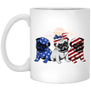 BigProStore Pug Mug Independence 4th July Pug Gifts For Puggy Puppies Lover XP8434 11 oz. White Mug / White / One Size Coffee Mug
