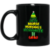 BigProStore Nurse Mug I Just Like To Nurse Nursing's My Favorite Cool Nurses Gifts BM11OZ 11 oz. Black Mug / Black / One Size Coffee Mug