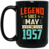 Legend Born May 1957 Coffee Mug 62nd Birthday Gifts