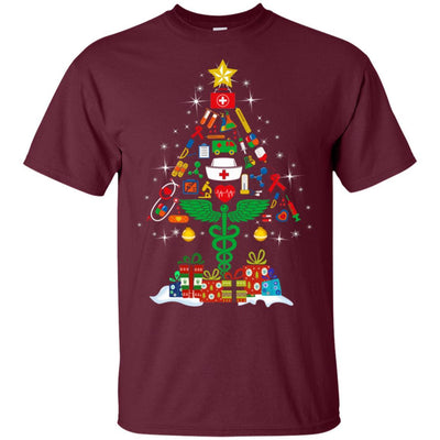 Nurse Christmas Tree Nursing Symbol Cute T-Shirt Design Fashion Gift