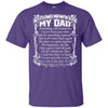 In Loving Memory Of My Dad T-Shirt Happy Fathers Day In Heaven Gift