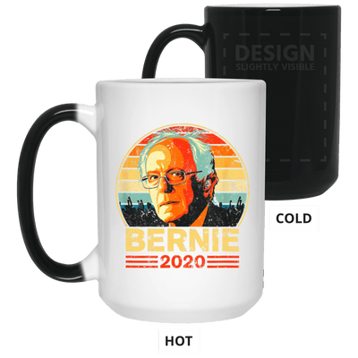 BigProStore Bernie 2020 Vintage Bernie Sanders T-Shirt White / One Size Drinkware