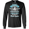 BigProStore Bring You Home Again Missing Dad In Heaven Quotes Father's Day T-Shirt G240 Gildan LS Ultra Cotton T-Shirt / Black / S T-shirt
