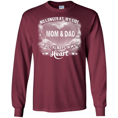 BigProStore My Parents Are My Angel In Heaven T-Shirt Birthday In Heaven Wishes G240 Gildan LS Ultra Cotton T-Shirt / Maroon / S T-shirt