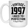 BigProStore Vintage 1997 Aged To Perfection Coffee Mug Gifts 21504 15 oz. White Mug / White / One Size Coffee Mug