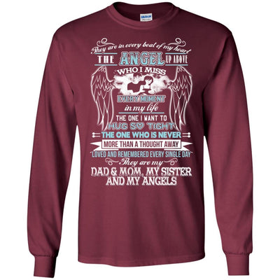 They Are My Family And Angels T-Shirt Missing Parents In Heave Gift