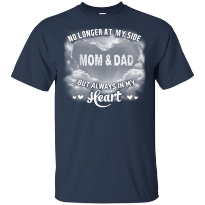 BigProStore No Longer At My Side But Always In My Heart My Parents Angel T-Shirt G200 Gildan Ultra Cotton T-Shirt / Navy / S T-shirt