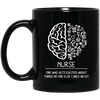 BigProStore Nurse Mug Nurse One Who Get Excited About Things No One Cares About BM11OZ 11 oz. Black Mug / Black / One Size Coffee Mug