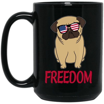 Freedom Pug Mug Special 4th July Pug Gifts For Puggy Puppies Lover