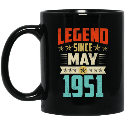 Legend Born May 1951 Coffee Mug 68th Birthday Gifts