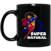 BigProStore Super Natural Pro Black Girl Hair Coffee Mug African American Cool Cup BM11OZ 11 oz. Black Mug / Black / One Size Coffee Mug