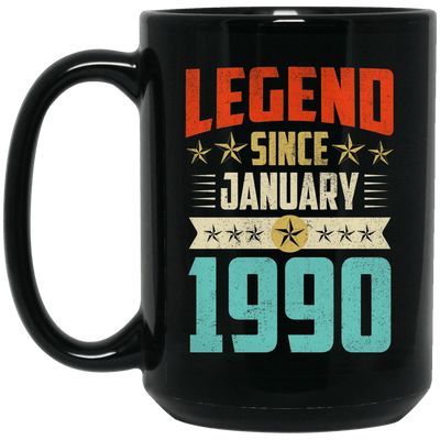 Legend Born January 1990 Coffee Mug 29th Birthday Gifts