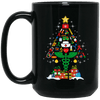 BigProStore Nurse Mug Nursing Symbol Christmas Tree Cool Nurses Gifts BM15OZ 15 oz. Black Mug / Black / One Size Coffee Mug