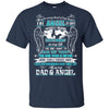BigProStore He Is My Dad And Angel T-Shirt Happy Father's Day In Heaven Quote Gift G200 Gildan Ultra Cotton T-Shirt / Navy / S T-shirt