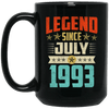 Legend Born July 1993 Coffee Mug 26th Birthday Gifts