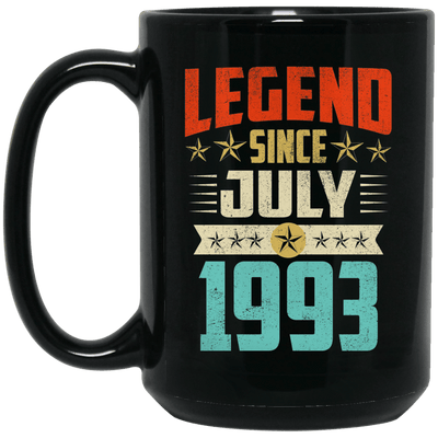 Legend Born July 1993 Coffee Mug 26th Birthday Gifts