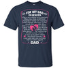 BigProStore For My Dad In Heaven I Love You Daddy T-Shirt Father's Day Gift Idea G200 Gildan Ultra Cotton T-Shirt / Navy / S T-shirt