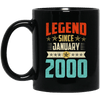 Legend Born January 2000 Coffee Mug 19th Birthday Gifts