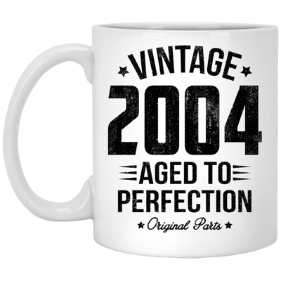 BigProStore Vintage 2004 Aged To Perfection Coffee Mug Gifts XP8434 11 oz. White Mug / White / One Size Coffee Mug