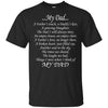 My Dad In Heaven T-Shirt I Love You Daddy Cool Father's Day Gift Idea