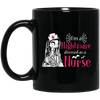 BigProStore Nurse Mug I'm A Nightmare Dressed As A Nurse Nursing Halloween Gifts BM11OZ 11 oz. Black Mug / Black / One Size Coffee Mug