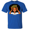 BigProStore #Respectmyhair Respect My Hair Pretty Black Girl Melanin Women T-Shirt G200 Gildan Ultra Cotton T-Shirt / Royal / S T-shirt