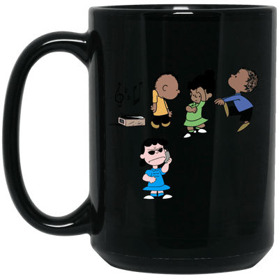 BigProStore Black People Pride African American Coffee Mug For Pretty Melanin Kids BM15OZ 15 oz. Black Mug / Black / One Size Coffee Mug