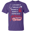 Funny Retired Nurse T-Shirt Quotes Design Cute Nursing Apparel Fashion