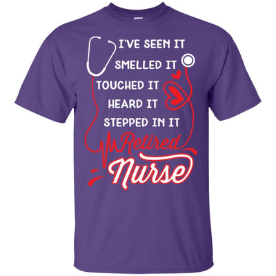 Funny Retired Nurse T-Shirt Quotes Design Cute Nursing Apparel Fashion