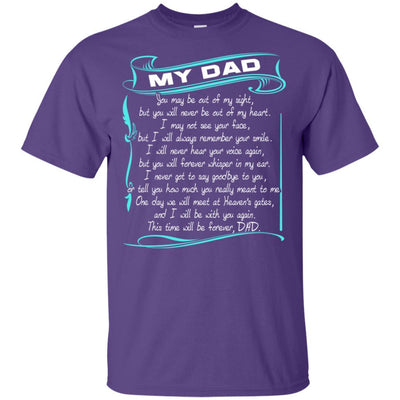 My Dad Is In Heaven T-Shirt Happy Father's Day In Heaven Daddy Gift